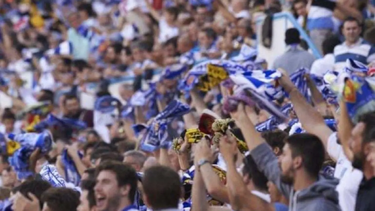 Imagen de la afici&oacute;n zaragocista. | Foto: Real Zaragoza