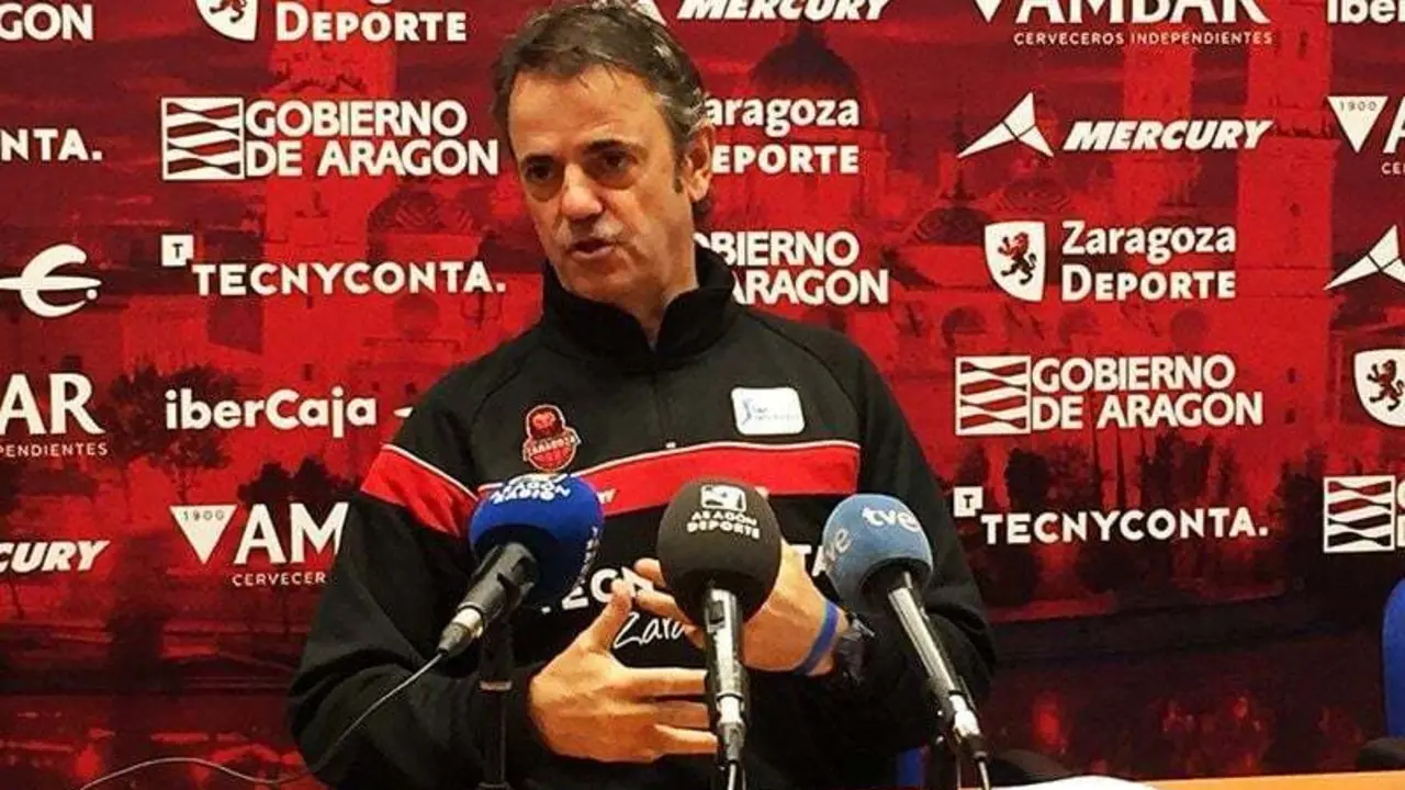 Fisac aboga por nunca darse por vencidos. Foto: Basket Zaragoza