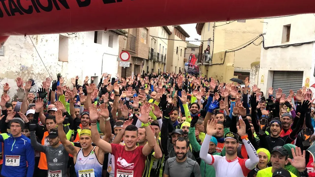Caras sonrientes y alegr&iacute;a en la salida del Estiva Extrem en Monegrillo. Foto: Monegrosman