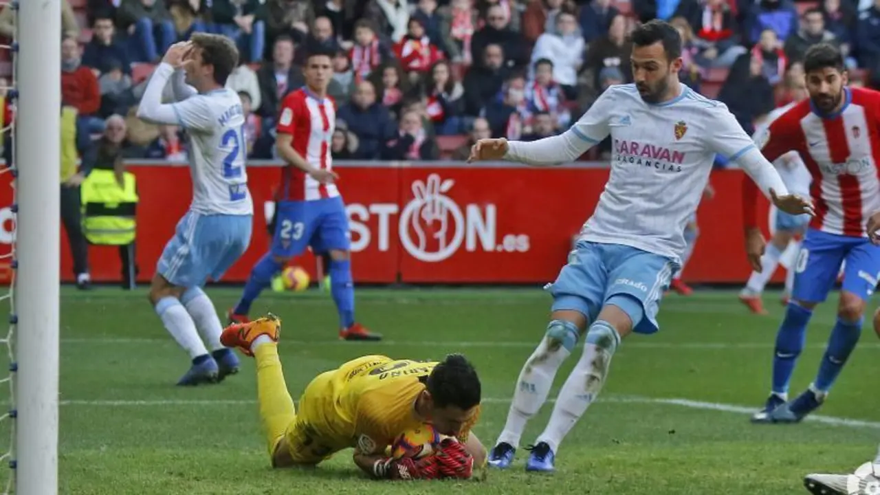 Guiti&aacute;n en el partido ante el Sporting. I Foto: La Liga