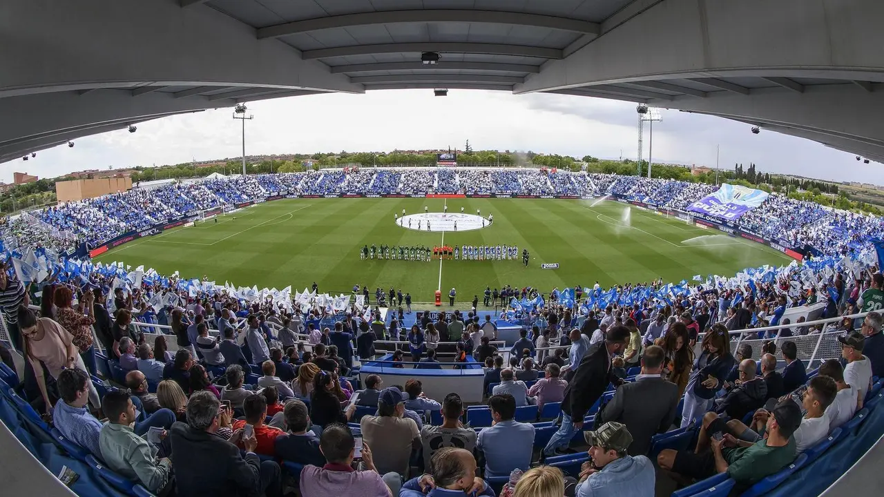Panor&aacute;mica de Butarque, el estadio 'pepinero' | Foto: Legan&eacute;s