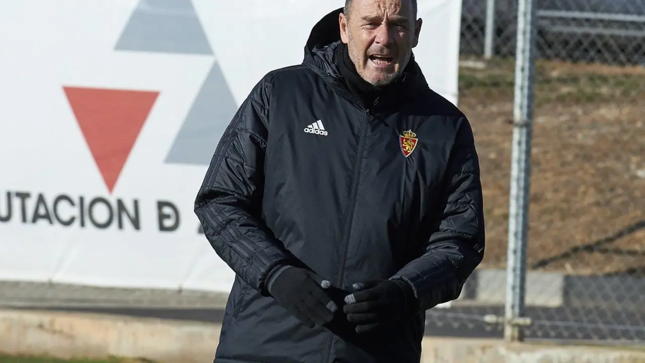 V&iacute;ctor Fern&aacute;ndez en la Ciudad Deportiva. Foto: Real Zaragoza