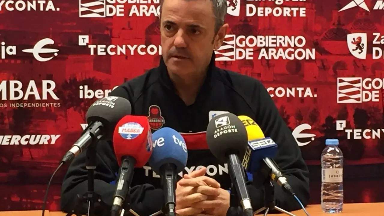 Fisac, en imagen de archivo. Foto: Basket Zaragoza