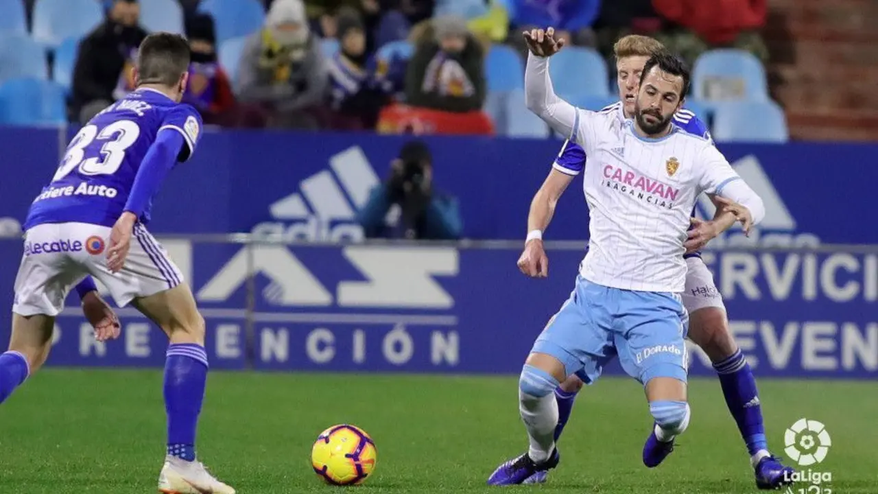 Alberto Guiti&aacute;n con la camiseta del Real Zaragoza. Foto: La Liga