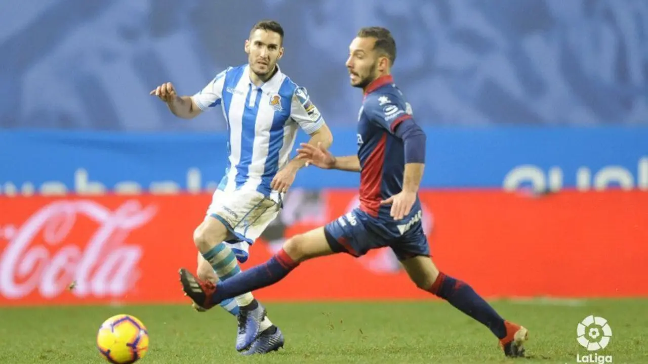 Ferreiro durante el partido de Anoeta | Foto: LaLiga