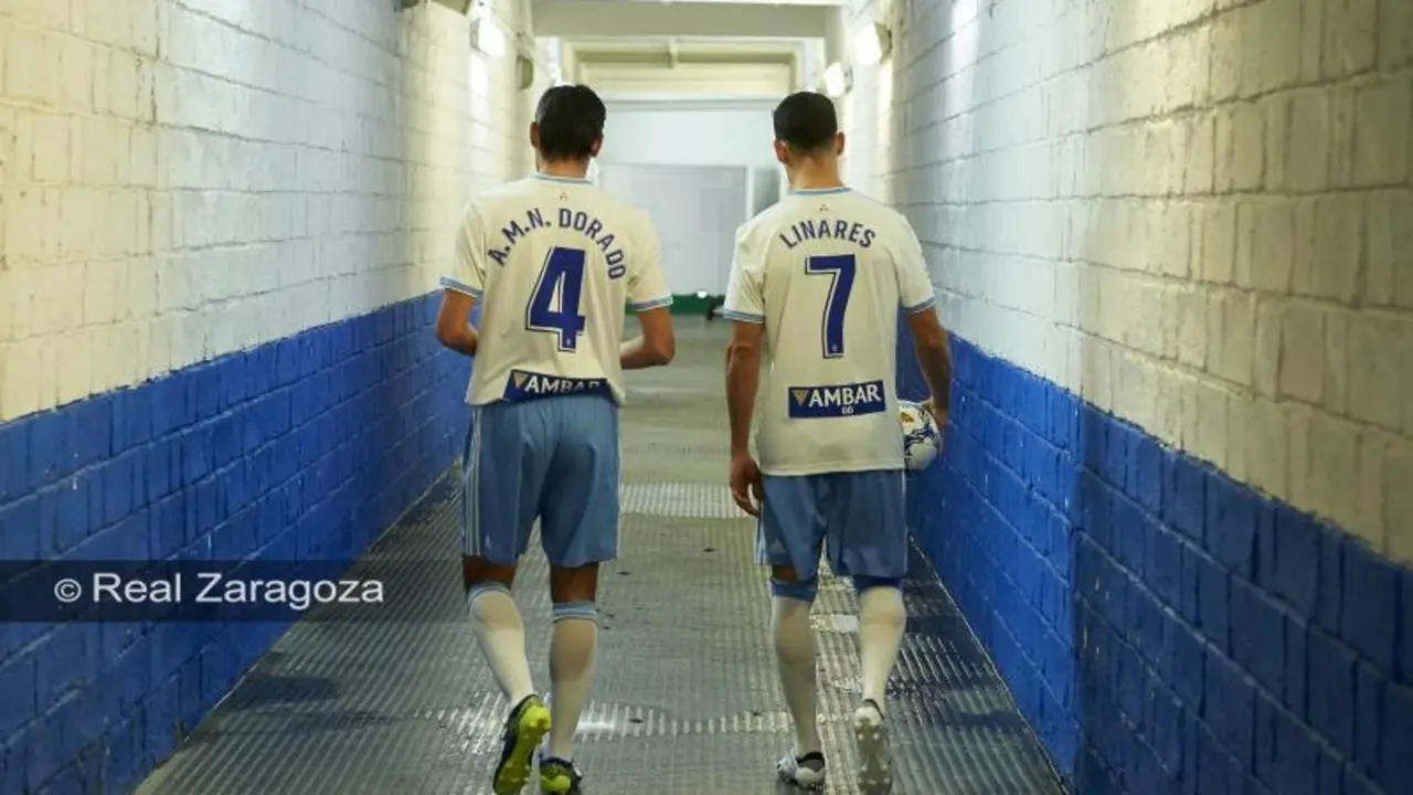Dorado llevar&aacute; el dorsal n&uacute;mero 4 y Linares el n&uacute;mero 7 | Foto: RealZaragoza