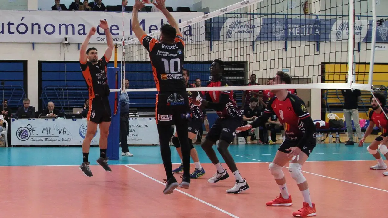 El CV Teruel gana la semifinal de la Copa del Rey contra el Urbia Voley Palma |Foto: RFEVB