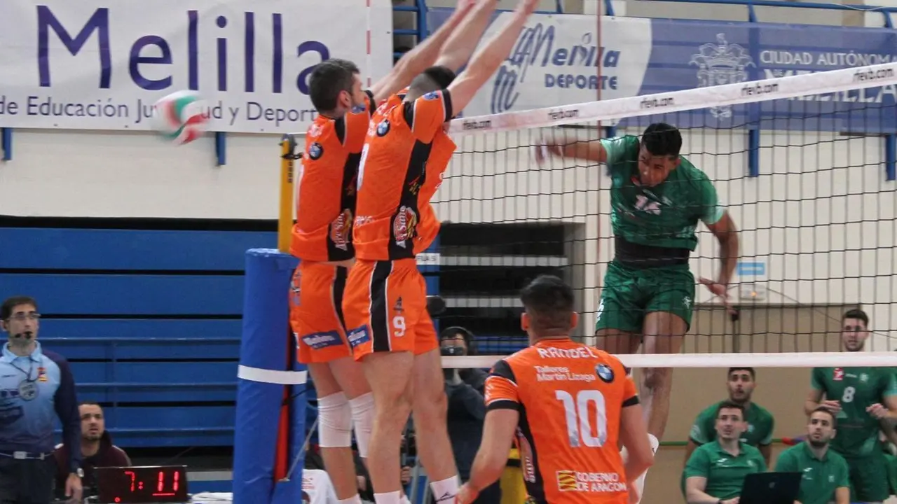 El CV Teruel pierde la Copa del Rey 2019 frente al Unicaja Almer&iacute;a | Foto: RFEVB