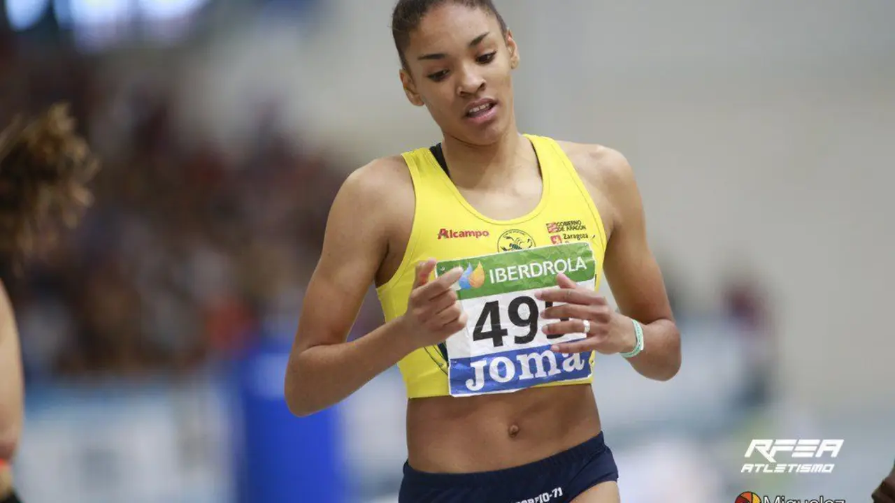 Salma se llev&oacute; el bronce en los 400 metros. Foto: RFEA