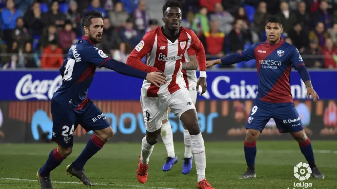 El Athletic cort&oacute; la buena din&aacute;mica del Huesca esta temporada | Foto: LFP