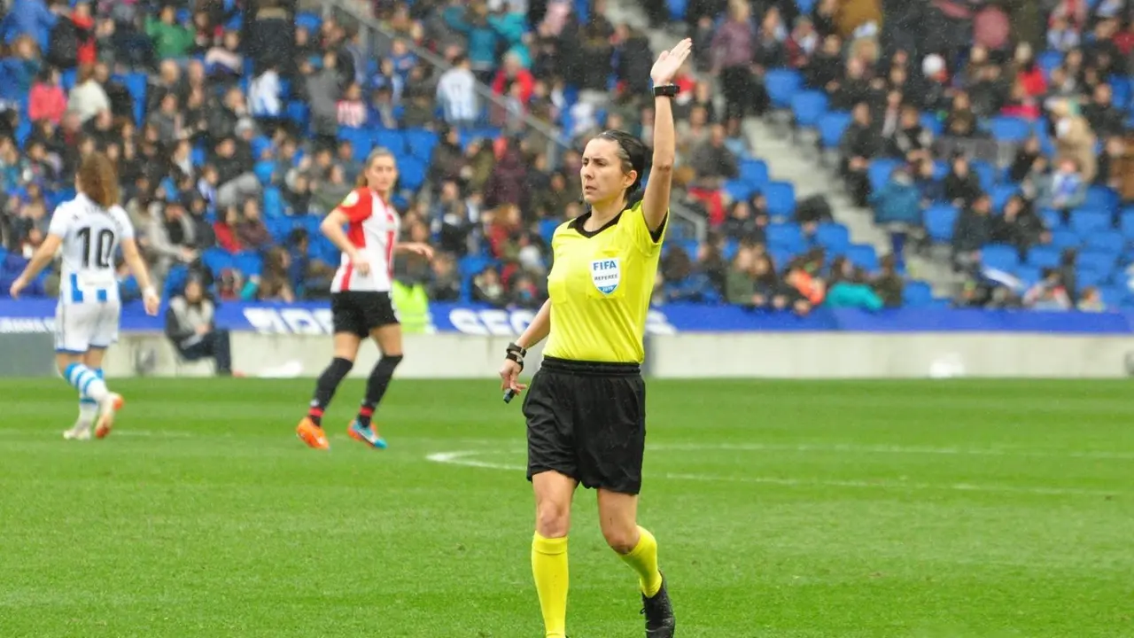 Marta Fr&iacute;as, mejor arbitra de la Liga Iberdrola. Foto: JB MONTERREY
