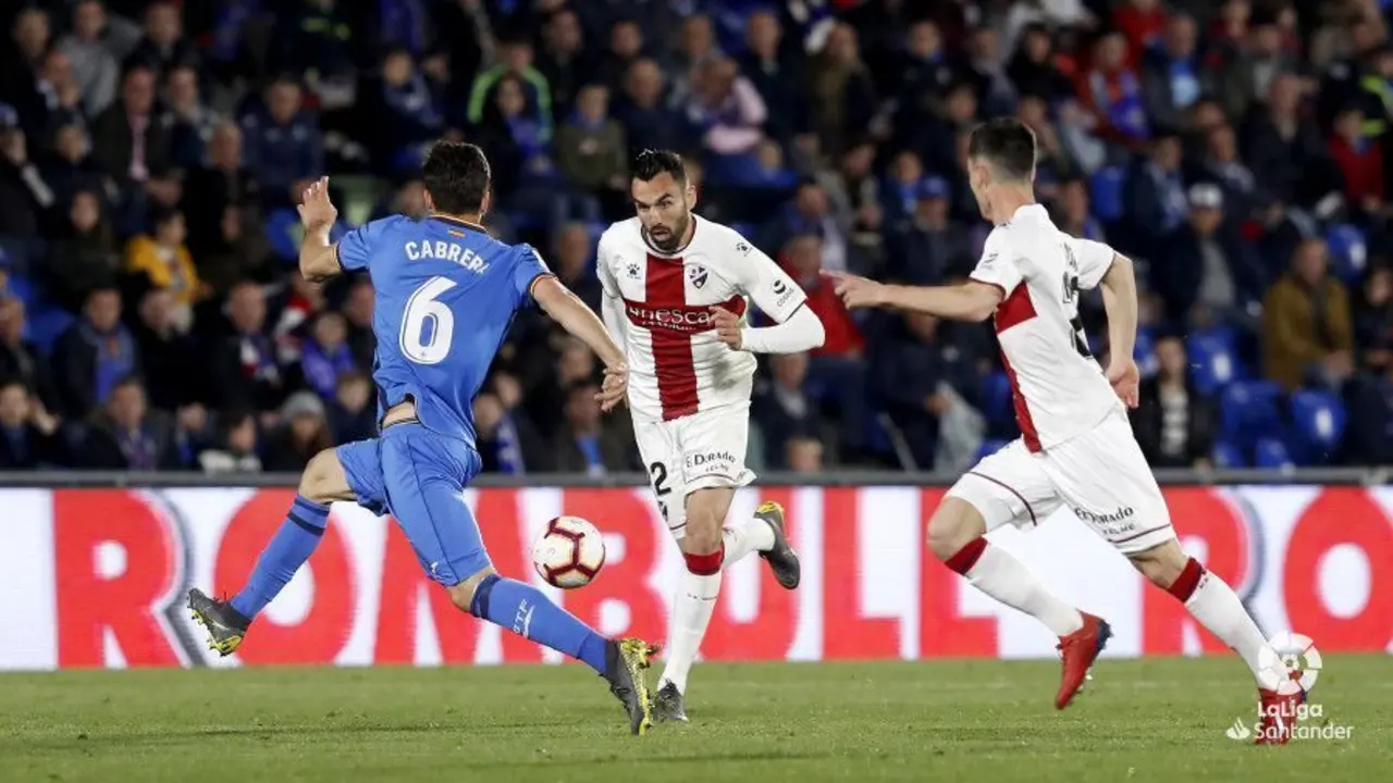 Enric Gallego y Juanpi en un lance contra el Getafe | Foto: LaLiga