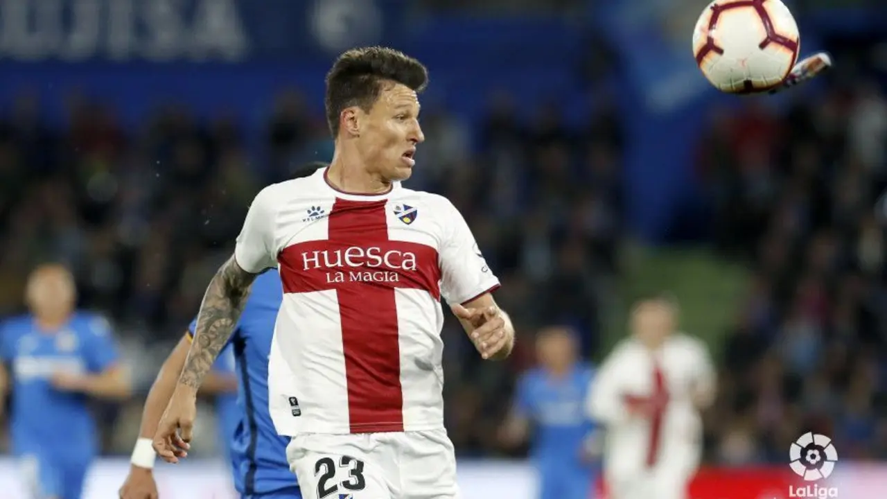 Musto controlando un bal&oacute;n ante el Getafe | Foto: LFP