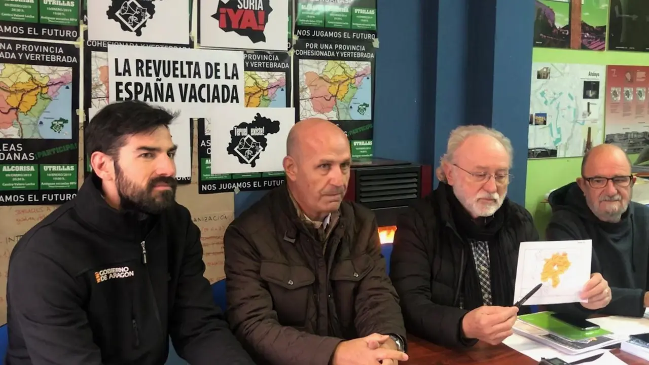 Maxi Torcello en apoyo a la plataforma ciudadana Teruel Existe contra la despoblaci&oacute;n |Foto: Raquel S&aacute;nchez