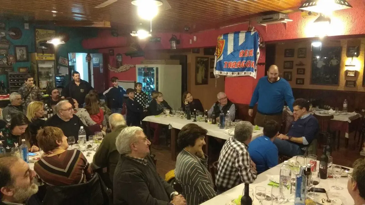 Cena de la Pe&ntilde;a Zaragocista 75 Aniversario de Morata de Jal&oacute;n