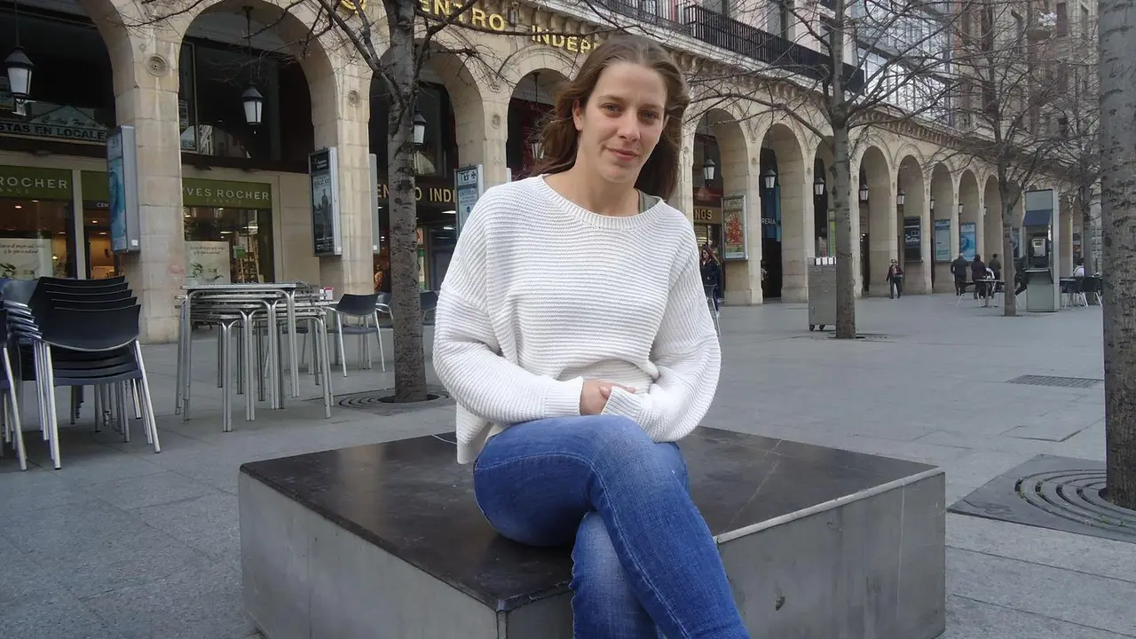 Patricia Genzor es optimista de cara al encuentro de este s&aacute;bado ante Mediterrani. Foto: Sportaragon