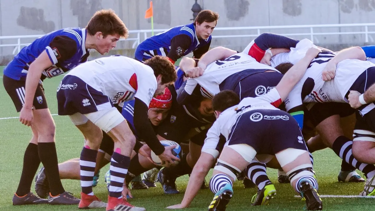 Imagen del partido ante San Cugat. Foto: Santiago Coello