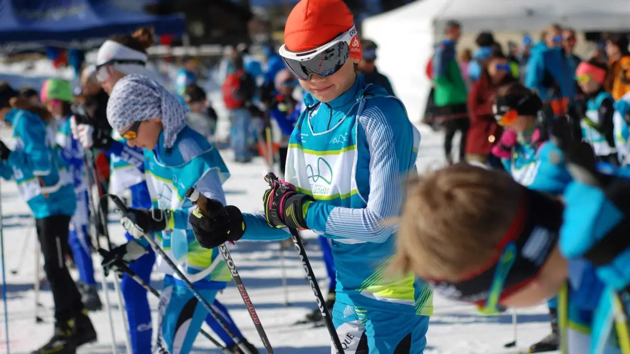 Imagen de la salida del Trofeo Mainada. Foto: AD Hospital e Benasque
