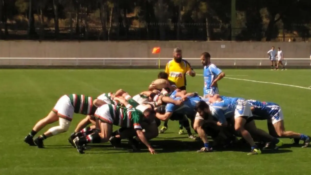 Partido del Ibero-CDU Unizar. Foto: Ibero Rugby
