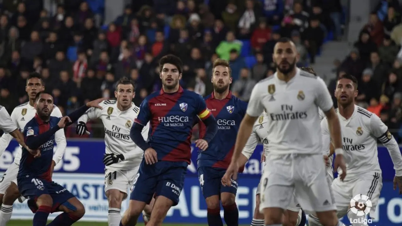 Gonzalo Melero podr&iacute;a ser una de las novedades de la SD Huesca en el Bernab&eacute;u. | Foto: LFP