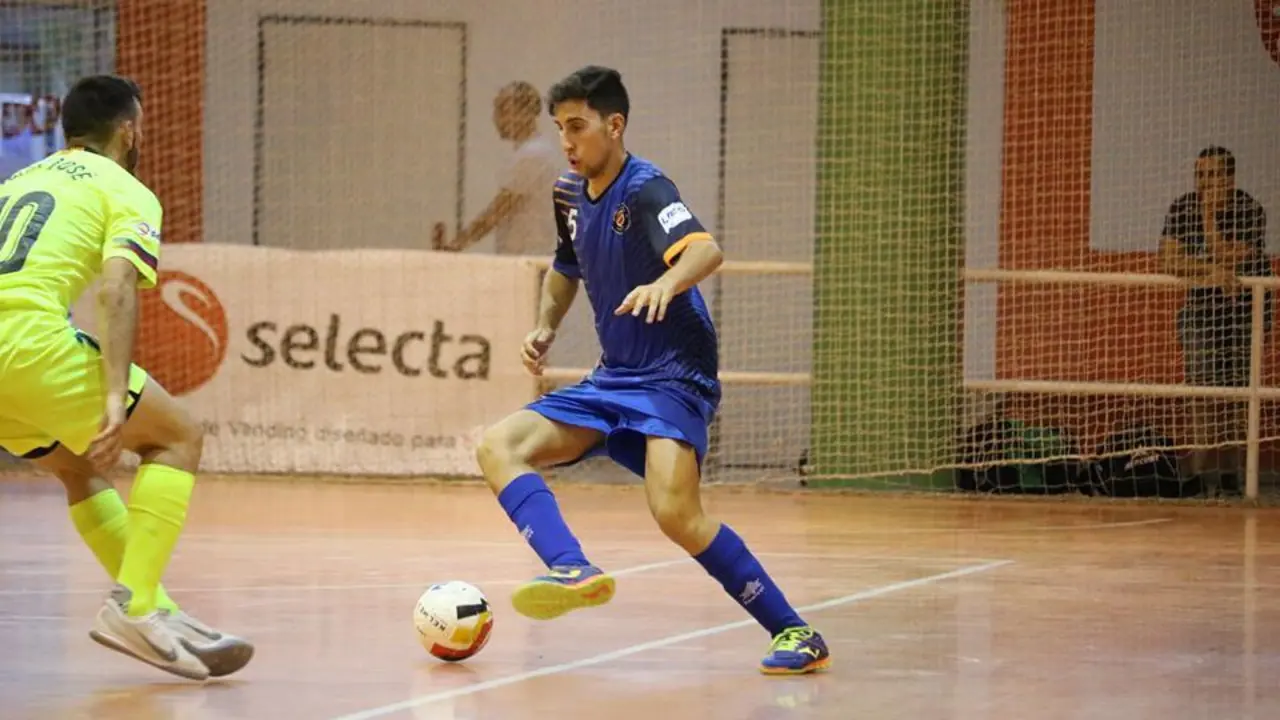 Fran Tabuenca, en un partido de esta temporada. Foto: Colo Colo Zaragoza