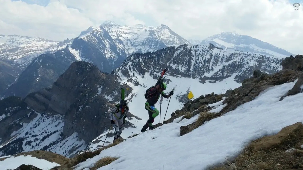 Noel Burgos y Luis Alberto Hernando en un tramo de la Causiat Extreme. Foto: Causiat Extreme