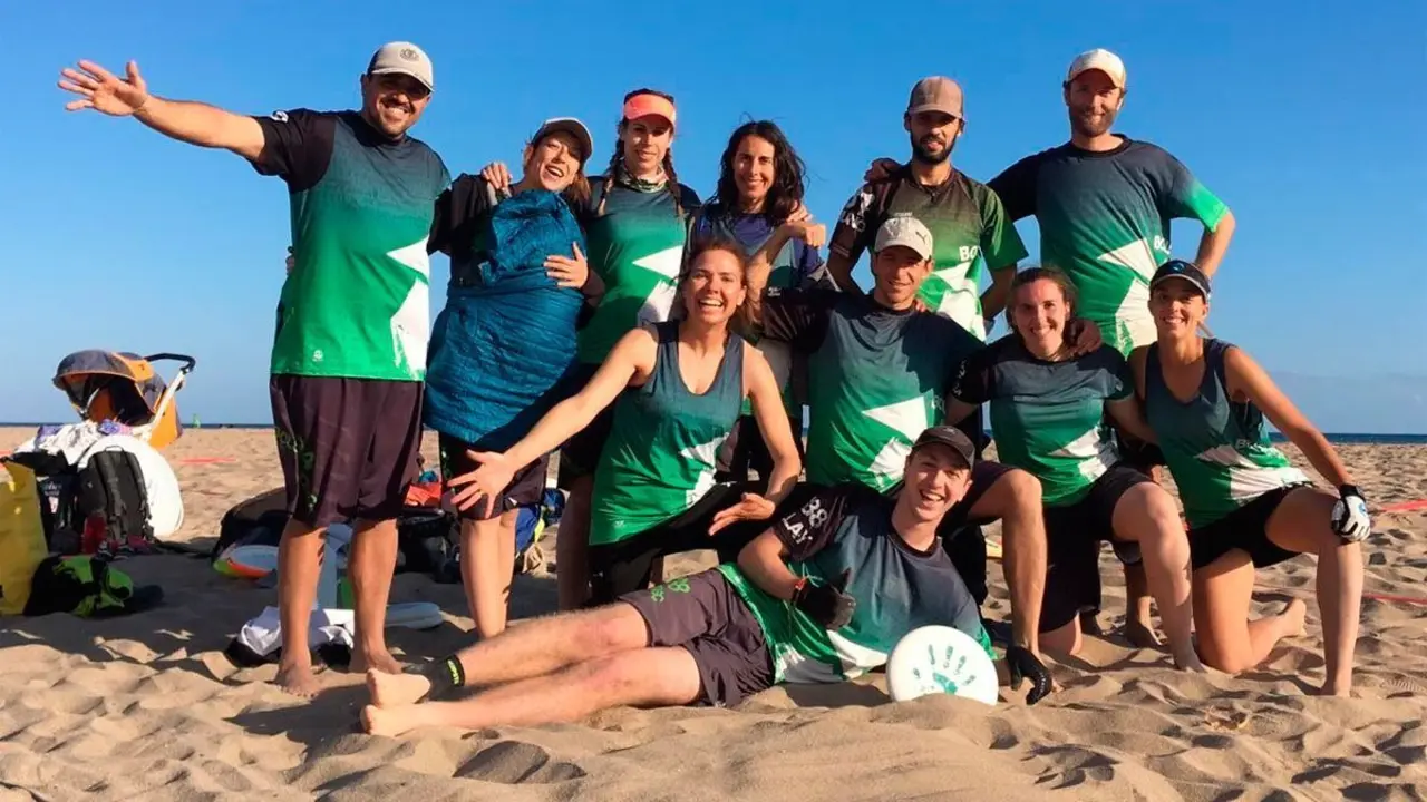 Jugadores de BolskanDisc LaManoDelDiez que participaron en el campeonato de Espa&ntilde;a