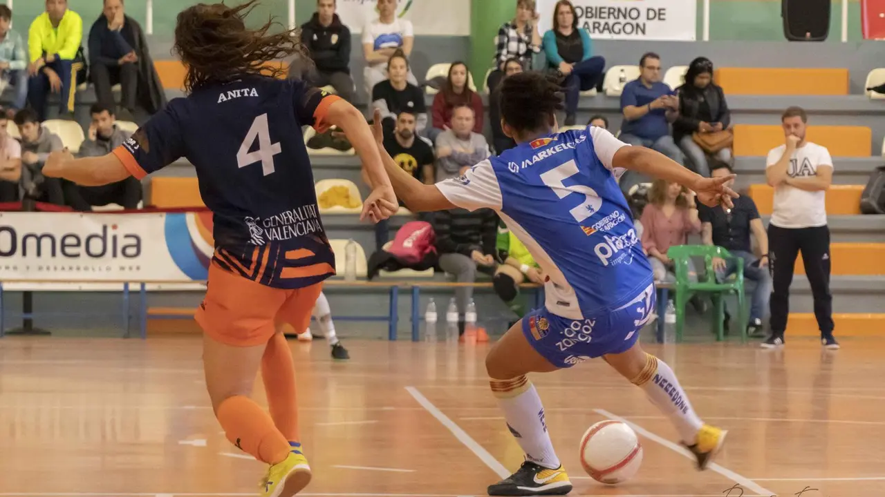 Las aragonesas no han estado acertadas de cara a puerta. Foto: Sala Zaragoza