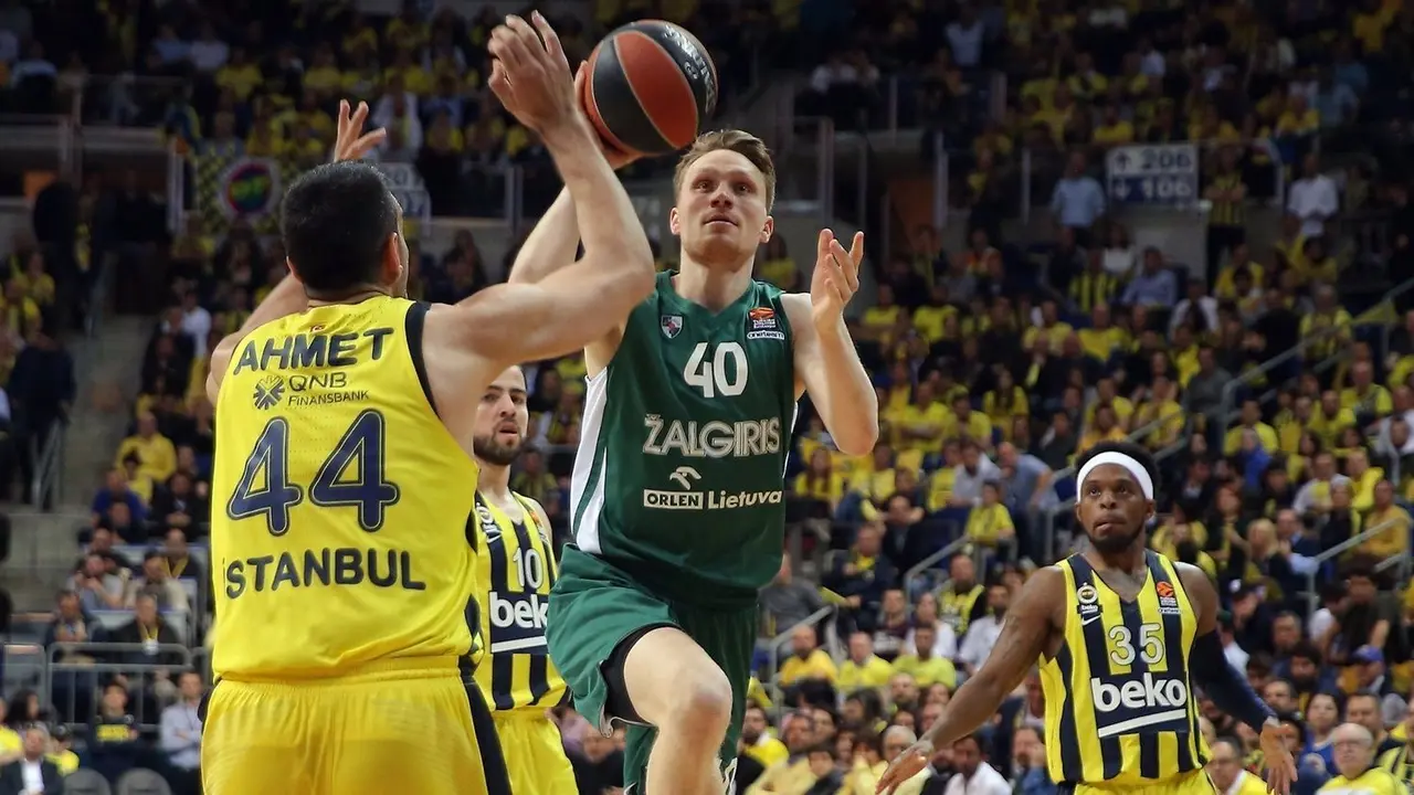 Marius Grigonis, en el segundo partido en Estambul. Foto: Euroliga