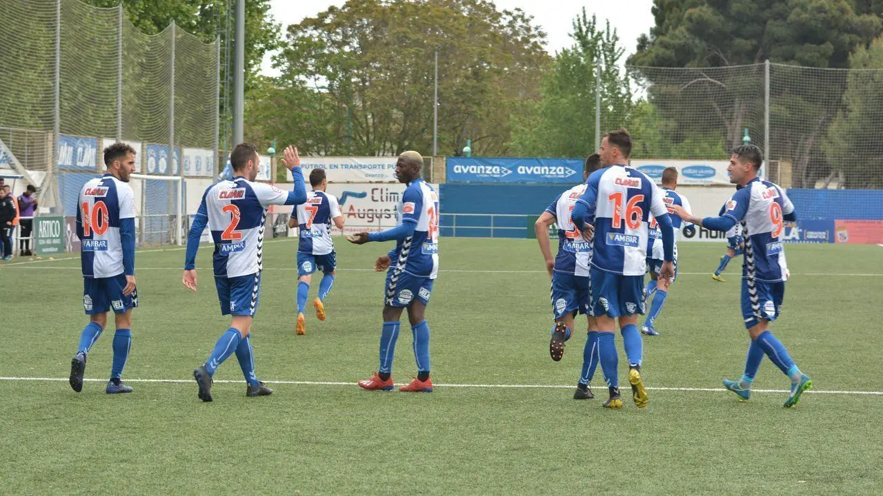 El CD Ebro en el partido de la temporada pasada ante el Espanyol B. Foto: CD Ebro