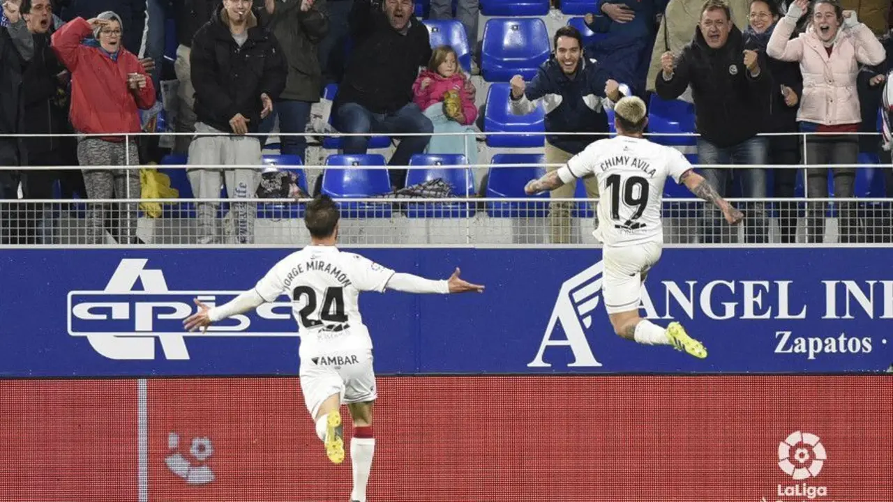 El argentino celebra su gol contra el Eibar. | LaLiga