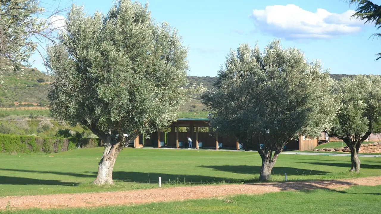 Zona de entrenamiento del Golf Guara. Foto: Sportaragon.com