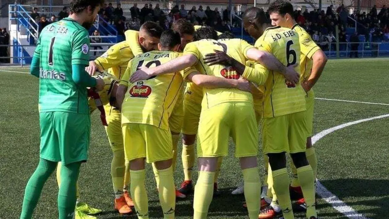 La SD Ejea se mide al Sabadell. Foto: Toni Torrano, @AupaEjea