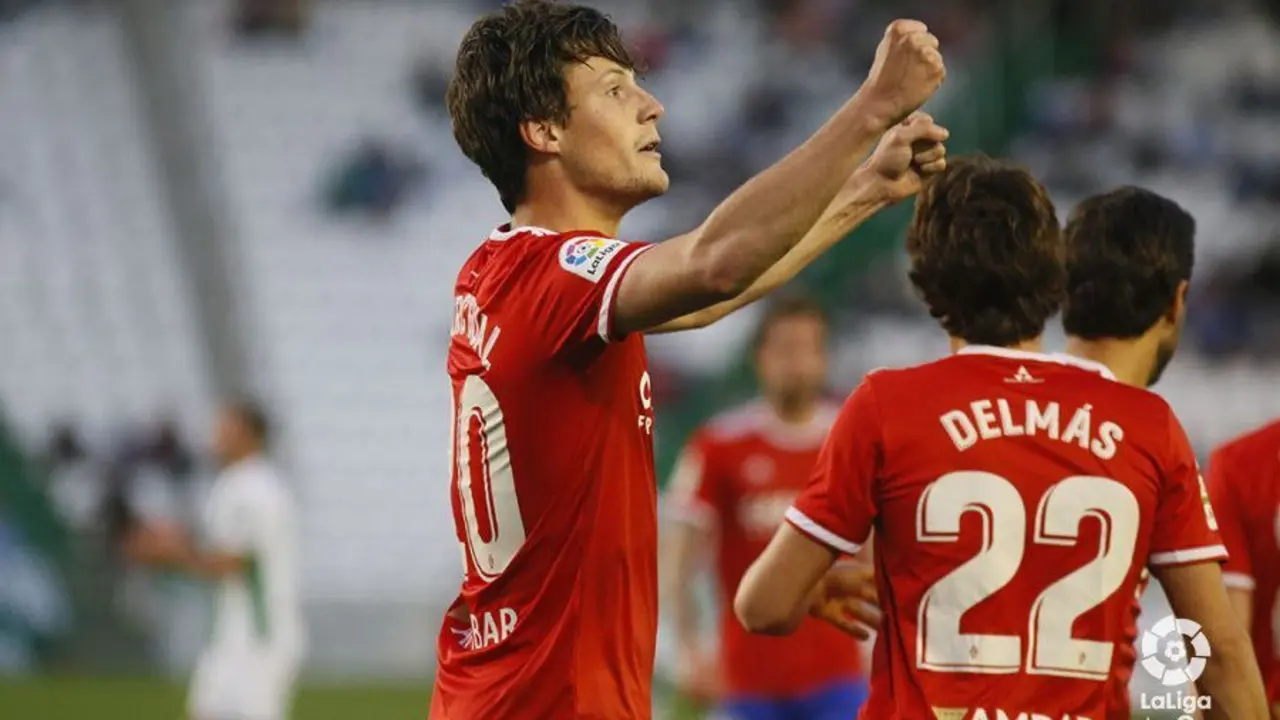 Gual firm&oacute; un hat trick en C&oacute;rdoba. Foto: Liga 123
