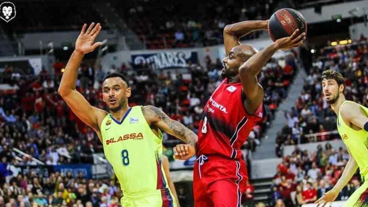 Berhanemeskel, en el partido ante el Barcelona. Foto: Esther Casas/Tecnyconta Zaragoza