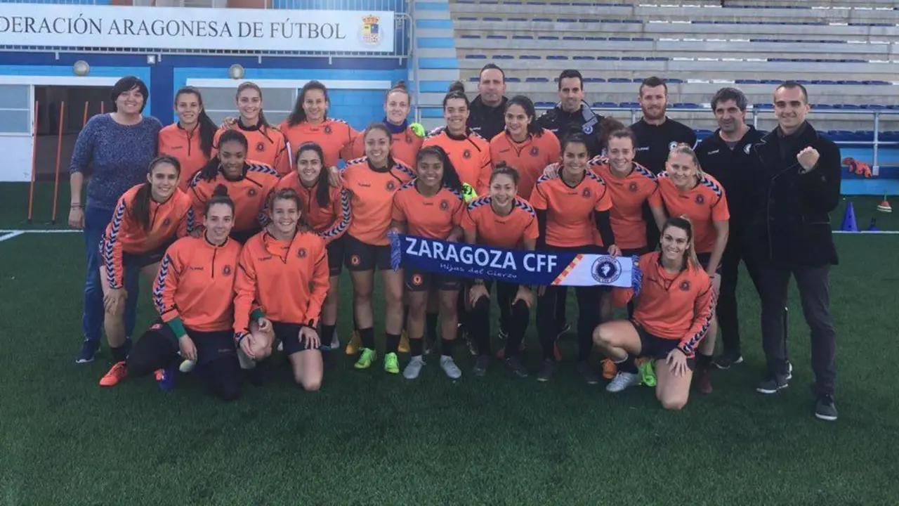 El Zaragoza CFF cierra la temporada tras caer eliminado en playoff. Foto: Zaragoza CFF