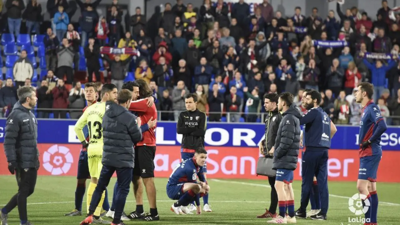 El final del SD Huesca - Valencia CF. | Foto: LaLiga