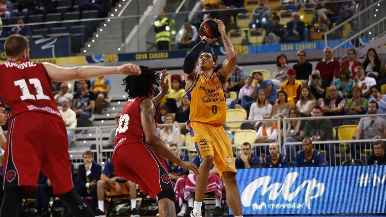 Tecnyconta cae ante Herbalife. Foto: @GranCanariaCB