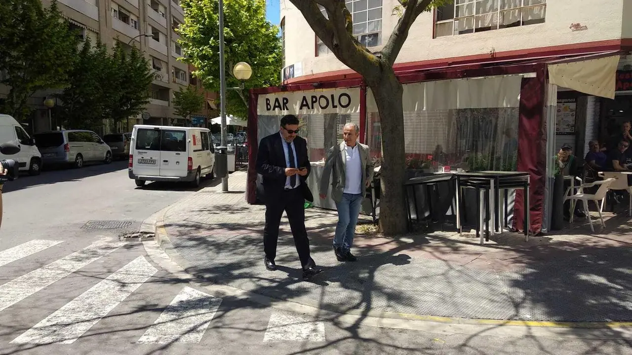 Manuel Torres junto a 'Pet&oacute;n' en uno de los d&iacute;as donde se desencaden&oacute; la 'Operaci&oacute;n Oikos'. Foto: Sportaragon