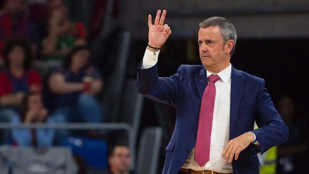 Fisac, en el partido ante Baskonia en Vitoria. Foto: ACB