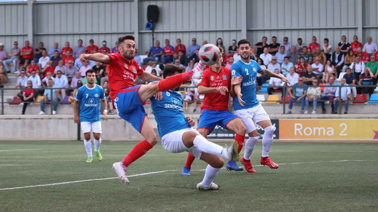 Partido entre el Tarazona y El Palo del Playoff. Foto: SD Tarazona