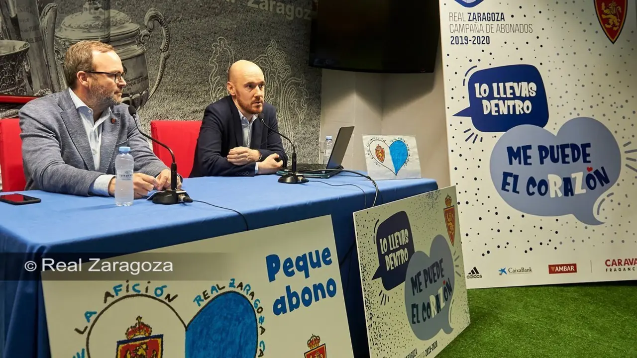 Carlos Arranz presenta la nueva campa&ntilde;a de abonados. Foto: Tino Gil | Real Zaragoza