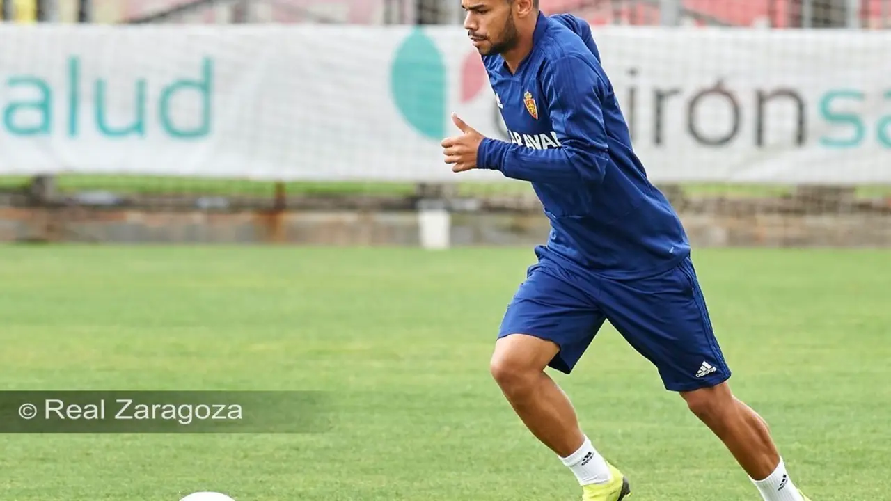 Ra&iacute;, en un entrenamiento. Foto: Real Zaragoza