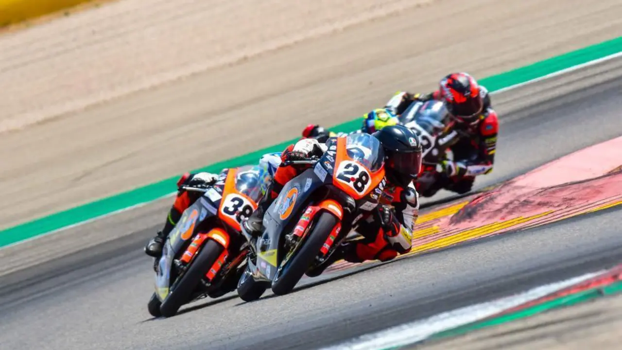 Imagen de archivo de una competici&oacute;n en MotorLand Arag&oacute;n. Foto: ASM