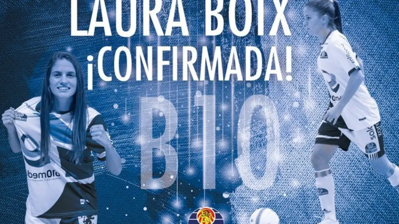 Cartel dise&ntilde;ado por el club para Laura Boix