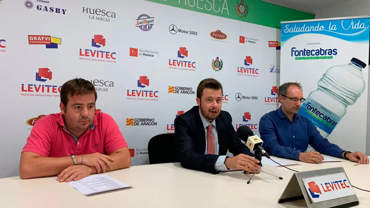 De izquierda a derecha, Nacho Rivas, Antonio Or&uacute;s y Fernando Avellanas | Foto: CBPHuesca