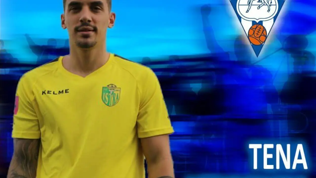 La SD Ejea hace oficial el fichaje de Tena. Foto: SD Ejea