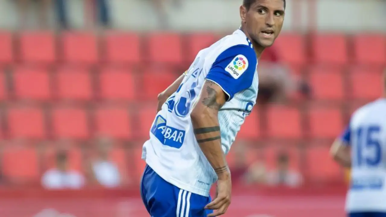 Grippo durante un partido | Foto: Real Zaragoza
