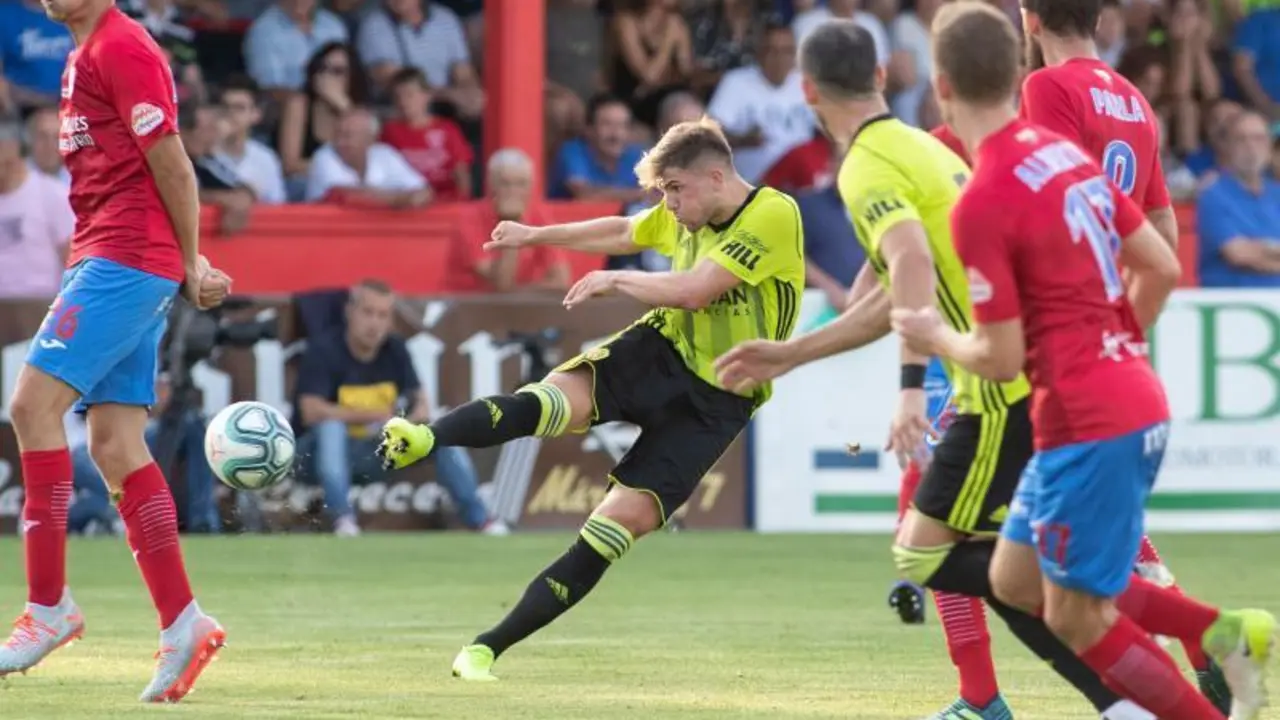 El Real Zaragoza venci&oacute; en su amistoso ante el Calahorra. Foto: Real Zaragoza