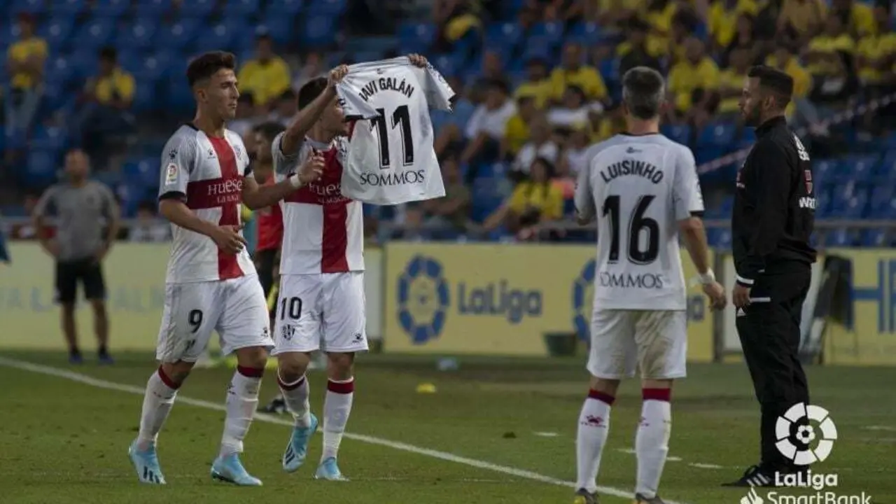 Gallar celebra el gol I Foto: LaLiga